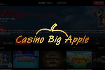 Casino Big Apple: 100 free spins incl. 10 free spins no deposit