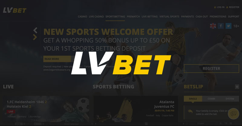 LV BET: £5 free bet no deposit + £50 sign up bonus
