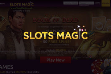 Slots Magic sign up offer: £50 deposit bonus + 50 free spins