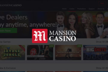Mansion Casino sign up offer: 100% deposit bonus