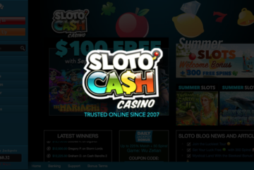 Sloto'Cash Casino sign up offer: $7777 + 300 free spins bonus